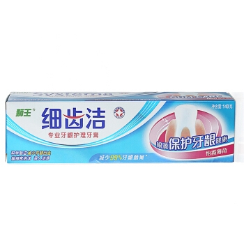 LION 狮王 细齿洁 专业牙龈护理牙膏 怡香薄荷 140g *10件 图3