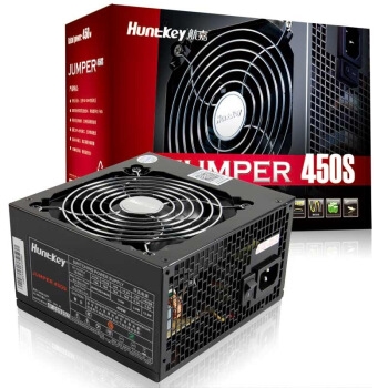 1日0点、61预告： Huntkey 航嘉 JUMPER 450S 电脑电源 450W 图1
