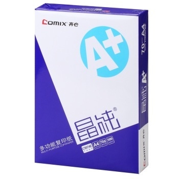 Comix 齐心 晶纯A＋ A4复印纸 70g 500张/包 5包装 图3