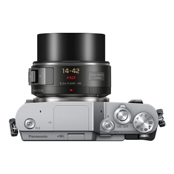61预告： Panasonic 松下 GF10（14-42mm电动镜头） 微单相机 套机 复古银 图5