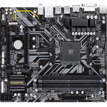 1日0点、61预告： GIGABYTE 技嘉 B450M DS3H 主板 (AMD B450/Socket AM4) 图1