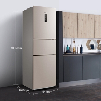 1日0点、61预告： Midea 美的 BCD-228WTPZM(E) 228升 三门冰箱 图4