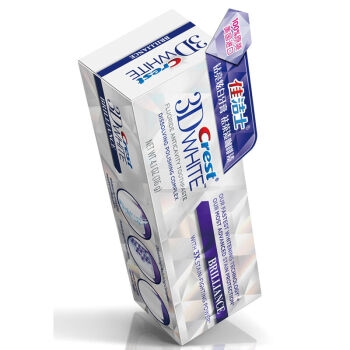 京东PLUS会员： Crest 佳洁士 3D钻亮炫白牙膏 116g *4件 图3