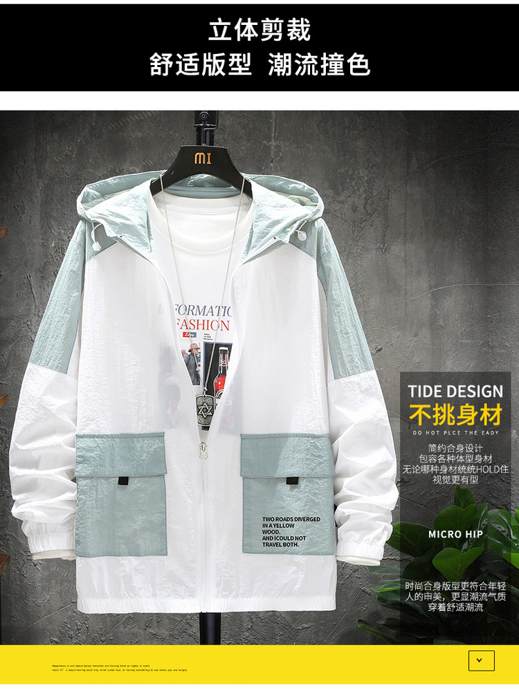 情侣防晒衣街潮官方旗舰店连帽 图2