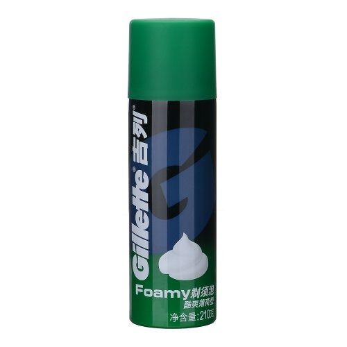 Gillette 吉列 酷爽薄荷型 剃须泡 210g *3件 图2