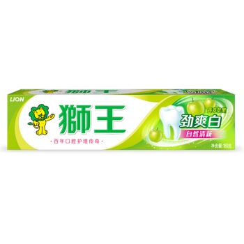 LION 狮王 劲爽白牙膏 香萃苹果 180g *10件 图3