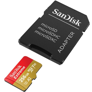 SanDisk 闪迪 Extreme 至尊极速 A2 UHS-I U3 microSD存储卡 256GB 图3