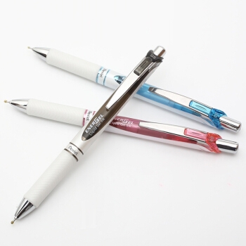Pentel 派通 BLN75 按动中性笔 0.5mm 白色杆 蓝芯 5支装 *2件 +凑单品 图4