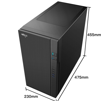 aigo 爱国者 黑曼巴 机箱 黑色 图3