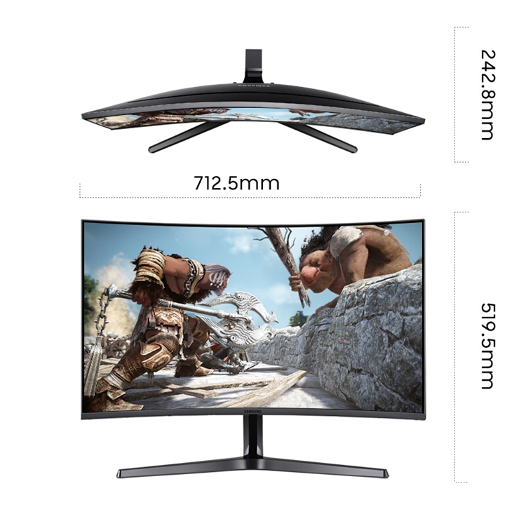 SAMSUNG 三星 C32JG52QQC 曲面显示器 （144Hz、2560*1440） 图2