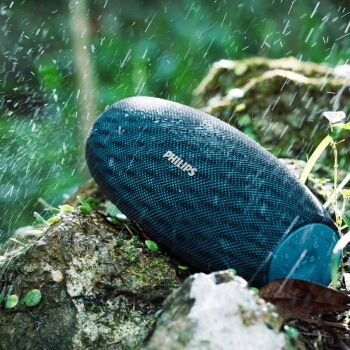 PHILIPS 飞利浦 BT6900B 音乐小号角 防水蓝牙音箱 蓝色 图5