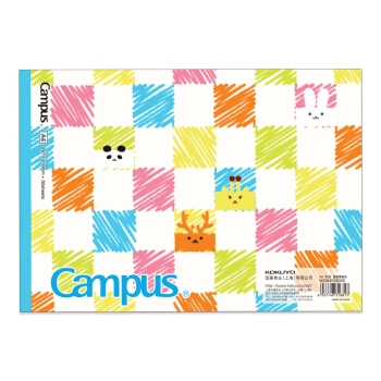 京东PLUS会员： KOKUYO 国誉 PG2034 Campus Kids 图画本 A4/30页 5本装 *5件 图1