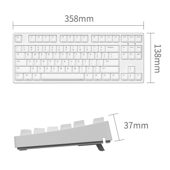 ikbc c87 机械键盘（Cherry青轴、PBT） 图3