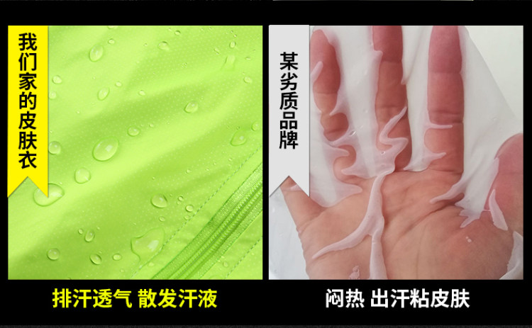 超薄透气防紫外线皮肤衣 图3