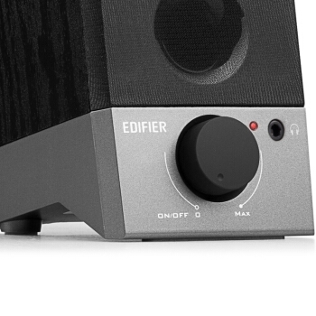 3日0点： EDIFIER 漫步者 R19U 迷你桌面音箱 黑色 图3