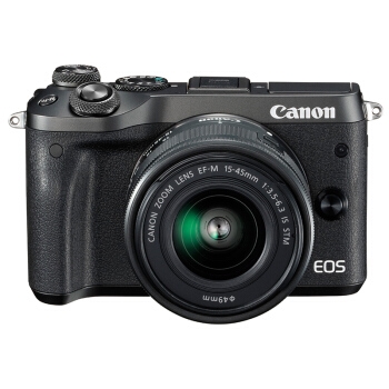 Canon 佳能 EOS M6（EF-M 15-45mm f/3.5-6.3）无反相机套机 黑 图2
