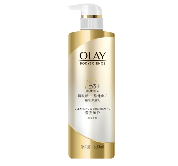 OLAY 玉兰油 莹亮臻护 烟酰胺沐浴乳 500ml *5件 图1