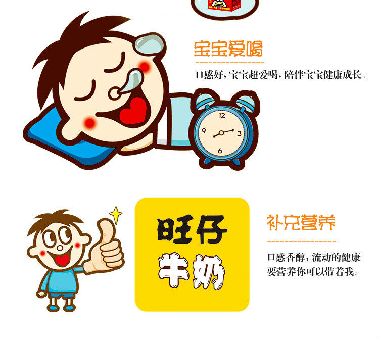 旺旺 旺仔牛奶12盒+O泡果奶4盒 图5
