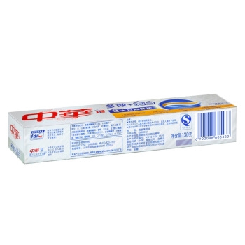ZHONGHUA 中华 多效+亮白牙膏 清新薄荷 130g *13件 图4