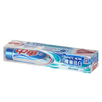 ZHONGHUA 中华 魔丽迅白 牙膏 冰极薄荷 170g（赠：牙膏20g+牙刷座） *8件 图5