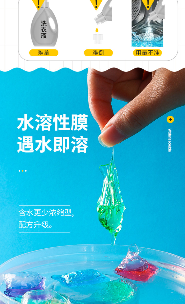 香水型洗衣凝珠 40颗 持久留香除菌 图4