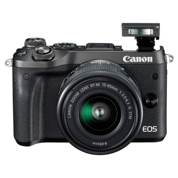 Canon 佳能 EOS M6（EF-M 15-45mm f/3.5-6.3）无反相机套机 黑 图4