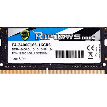 G.SKILL 芝奇 RIPJAWS系列 电竞款 DDR4 2400 笔记本内存条 16GB 图2