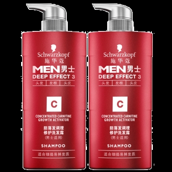 Schwarzkopf 施华蔻 男士 防落发调理修护洗发露 200ml *5件 图4