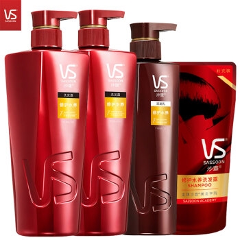 VS 沙宣 修护水养套装（洗发水500ml*2瓶+护发素400ml）*2件+洗发水400ml 图3