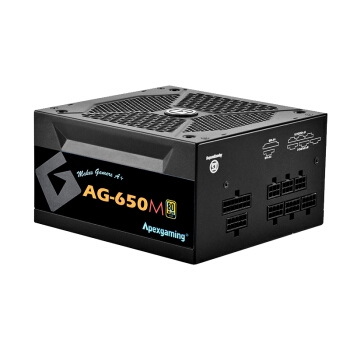 京东PLUS会员： Apexgaming 艾湃电竞 AG-650M 额定650W 全模组金牌 台式机电源 图3
