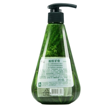 LG竹盐 派缤牙膏 清新薄荷 285g(赠:便携泡沫口腔清洁剂45ml *1) 图3