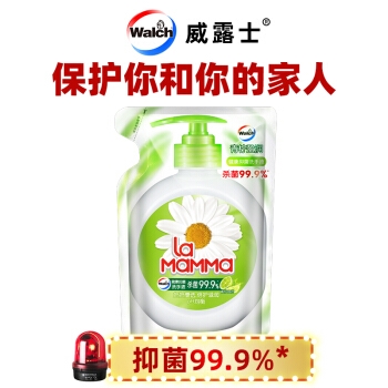 Walch 威露士 健康抑菌洗手液补充装 525ml *2件 图2