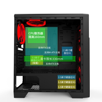 6日0点： BUBALUS 大水牛 潘多拉PLUS 黑色机箱 图5