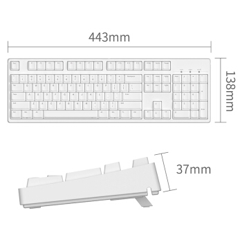 iKBC C104 机械键盘(Cherry黑轴、白色) 图3