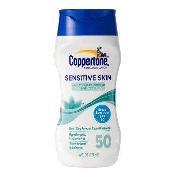 Coppertone 确美同 水宝宝 敏感肌温和防晒霜 SPF50 177ml *3件 图2