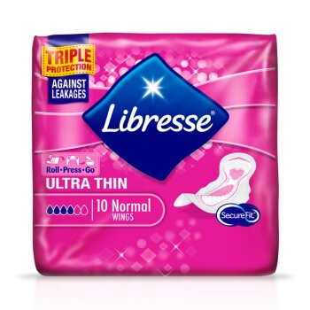 9日0点： Libresse 薇尔 轻曲线 日用卫生巾240mm 10片 *3件 图3