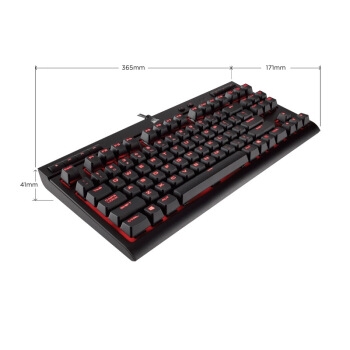 CORSAIR 美商海盗船 K63 有线版 机械键盘 Cherry红轴 图3