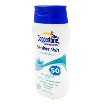 Coppertone 确美同 水宝宝 敏感肌温和防晒霜 SPF50 177ml *3件 图5