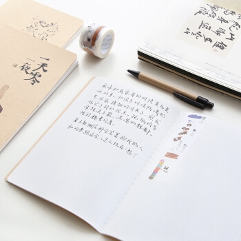 京东PLUS会员： kinborx李知弥 DTB40015 A5牛皮纸记事本 3本装 *5件 图5