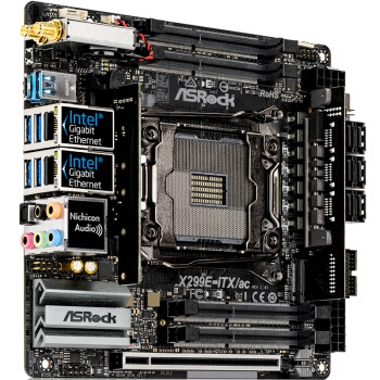 ASRock 华擎 X299E-ITX/ac 主板 图3