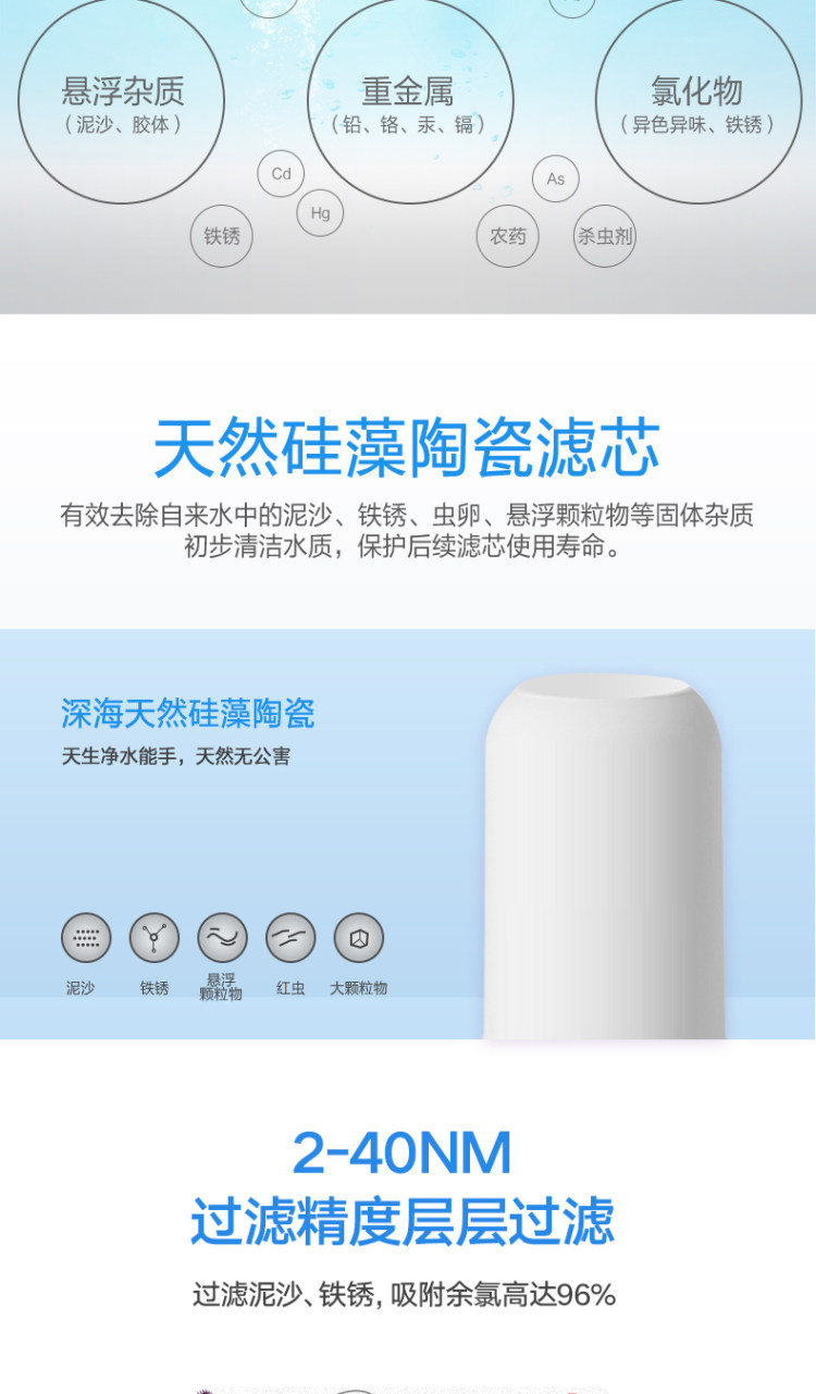 志高 净水器水龙头过滤器带滤芯 图7