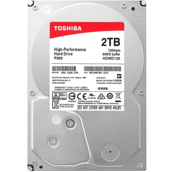 11日0点： TOSHIBA 东芝 P300系列 64MB 7200RPM 机械硬盘 2TB 图5