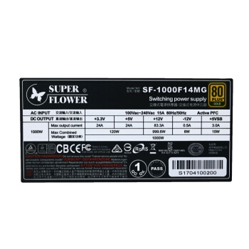 11日0点： SUPER FLOWER 振华 LEADEX G 1000 电源 额定1000W 图5