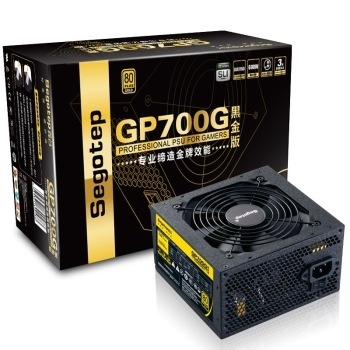 11日0点： Segotep 鑫谷 GP700G 黑金版 非模组电源（600W、80PLUS金牌） 图1