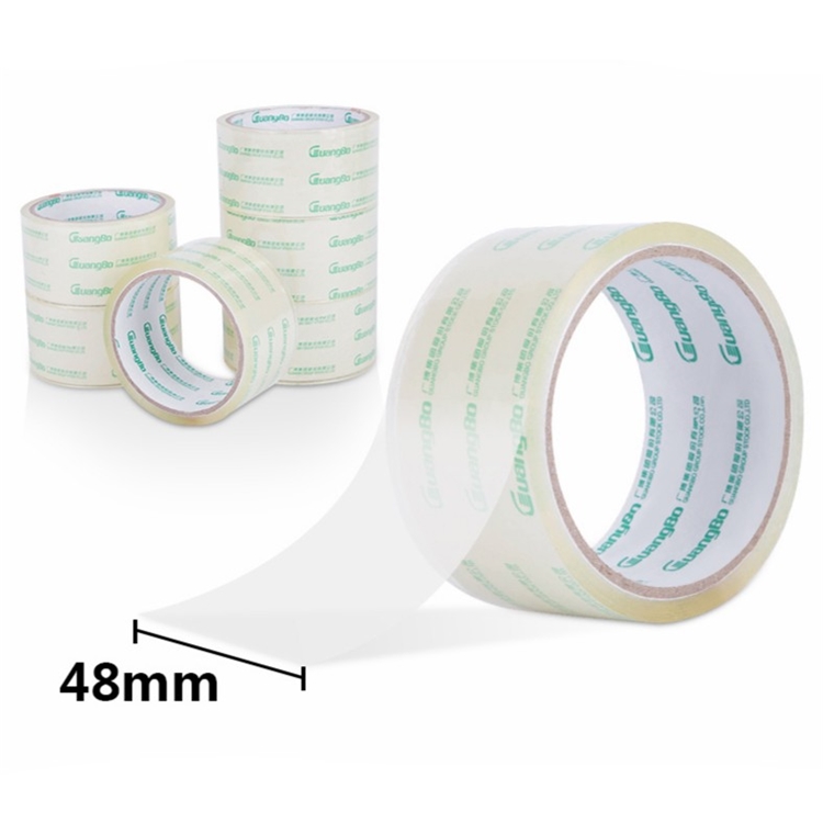 GuangBo 广博 FX-60 高透封箱胶带 48mm*60y(54.8米) 6卷装 *5件 图1