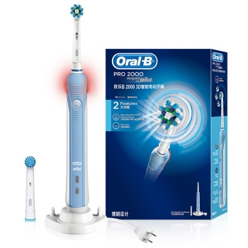 Oral-B 欧乐B P2000 蓝（含刷头*2） 图2