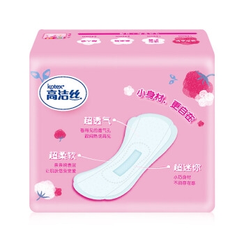 kotex 高洁丝 极薄棉柔迷你护翼卫生巾 190mm 60片 *4件 图5