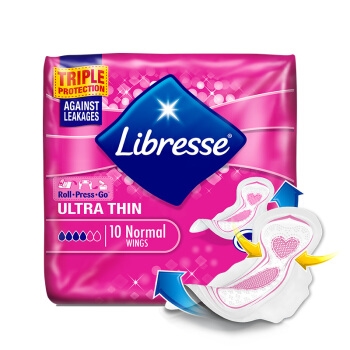 限地区： Libresse 薇尔 轻曲线 日用卫生巾240mm 10片 *4件 图2