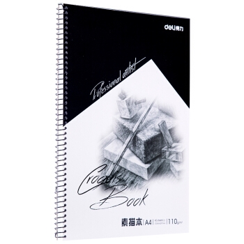 凑单品： deli 得力 7698 专业素描本 A4 40张 图3