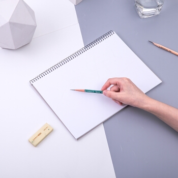 凑单品： deli 得力 7698 专业素描本 A4 40张 图4